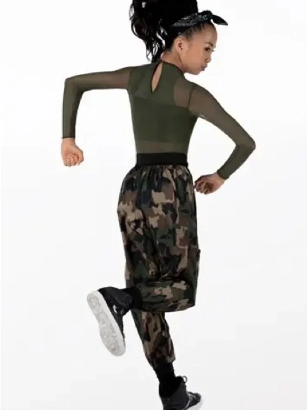 Weissman Olive Camo Dance Jogger Pants
